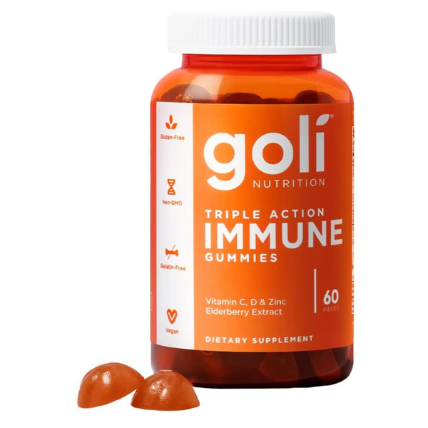 Goli Ashwagandha & Vitamin D Gummy - 60 Count - Elderberry