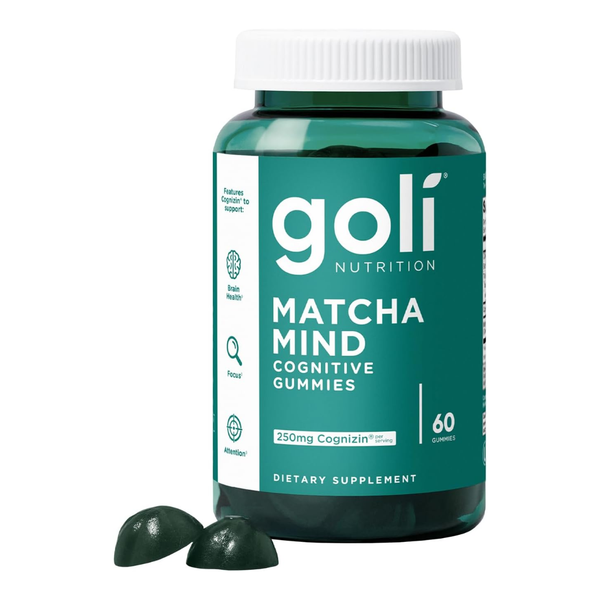 Goli Ashwagandha & Vitamin D Gummy - 60 Count - Matcha Mind