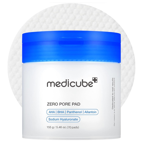 Medicube Zero Pore Pads 2.0, Dual-Textured Facial Toner Pads  (70 units)