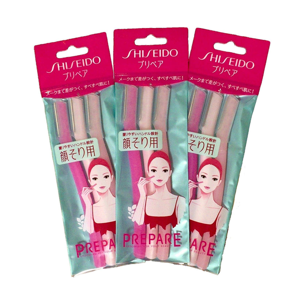 Shiseido Facial Razor 3pcs(L) x 3 Pack (total 9 pcs) + Original