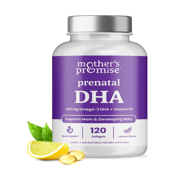 Prenatal DHA for Women 600mg + 400 IU Vitamin D3 120 Softgel