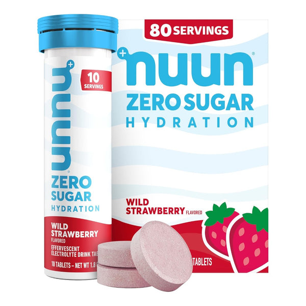 Nuun Zero Sugar Hydration Electrolyte Tablets (80 Servings Total)