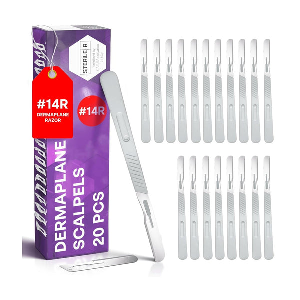 Disposable 14R Dermaplaning Razors - Pack of 20