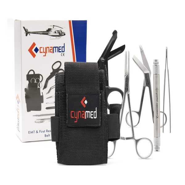 Cynamed First Responder Medical Tool Kit - EMT, Hemostat, Tweezers
