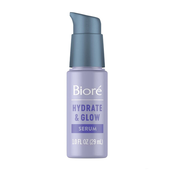 Bioré Hydrate & Glow Face Serum for Dry, 1 oz Bottle