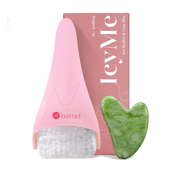 BAIMEI IcyMe Ice Roller for Face and Gua Sha Facial Tool Set