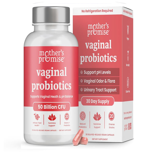 Vaginal Probiotics for Women pH Balance Vegan Women's Probiotics and Prebiotics Supplement